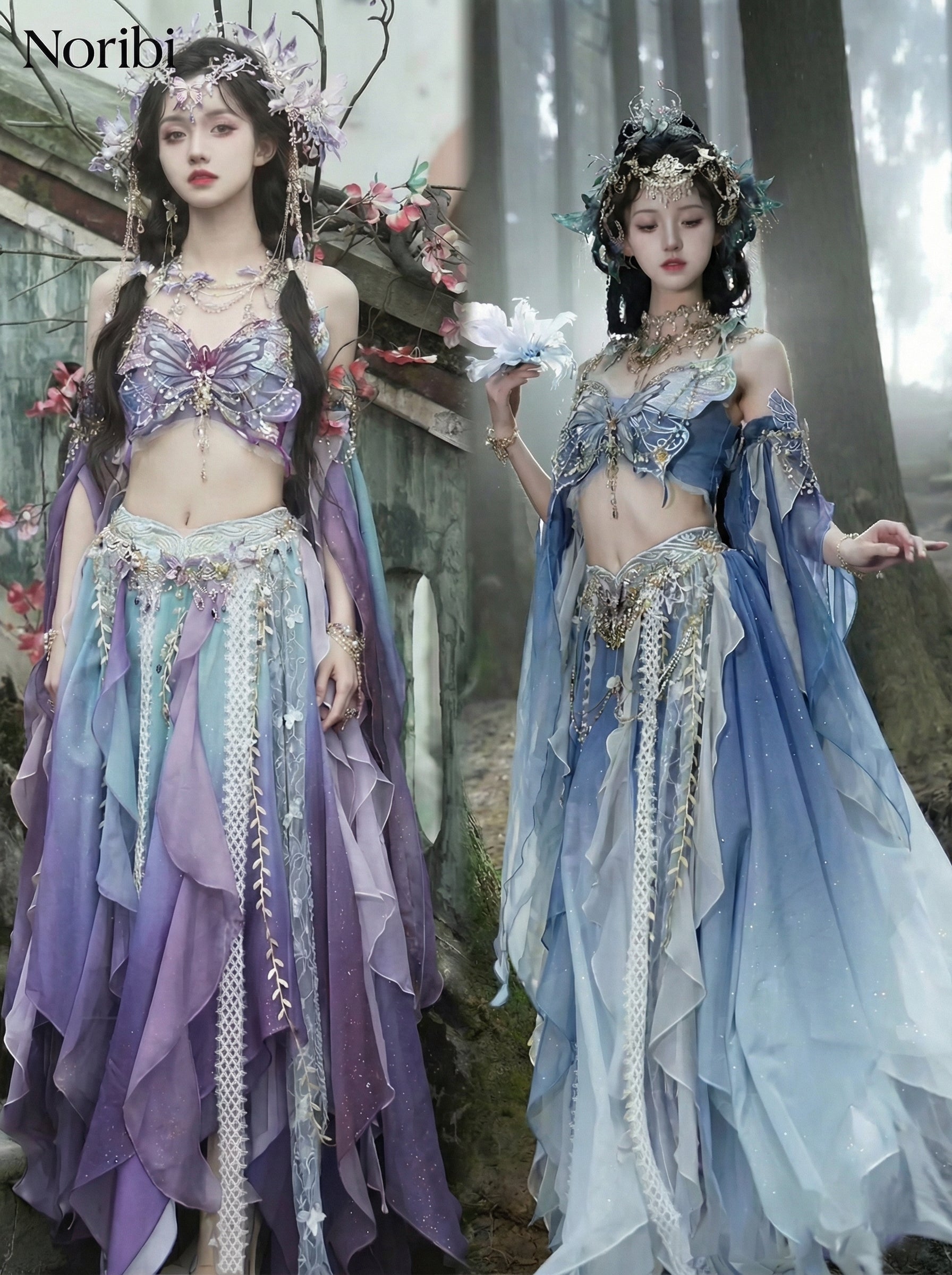 Pastel Fairy Dress, Elf Costume, Fantasy Cosplay Outfit