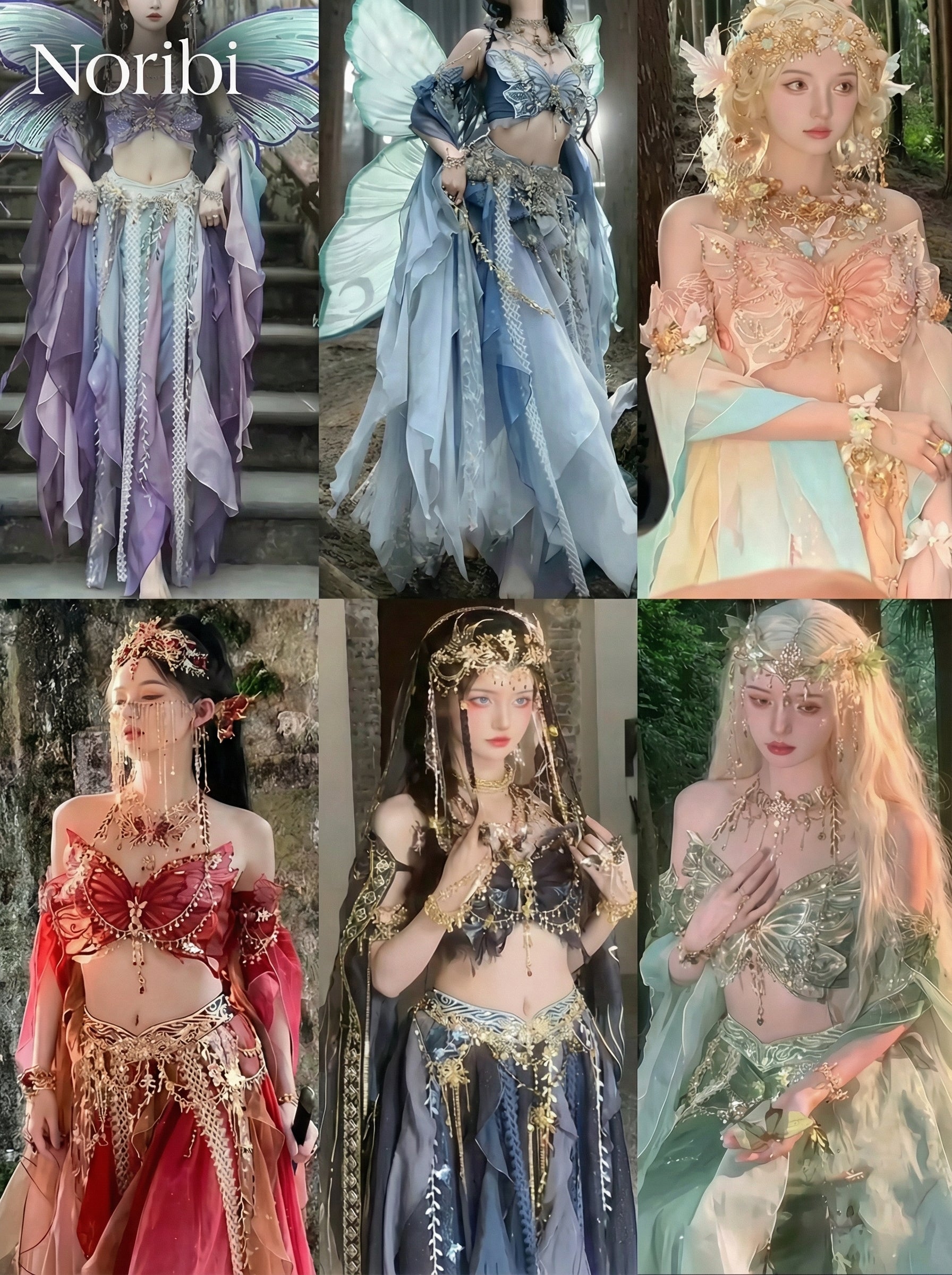 Pastel Fairy Dress, Elf Costume, Fantasy Cosplay Outfit