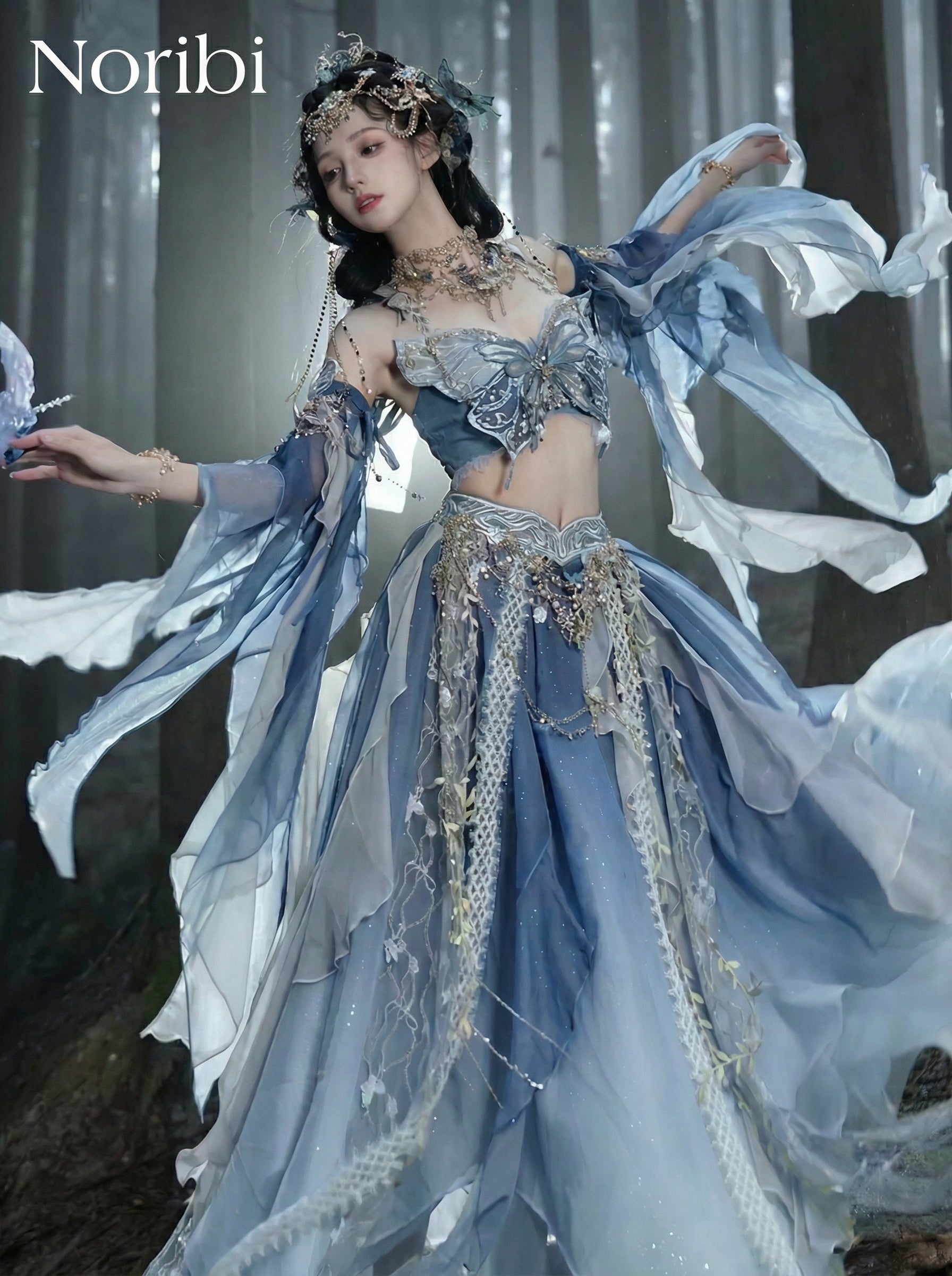 Pastel Fairy Dress, Elf Costume, Fantasy Cosplay Outfit