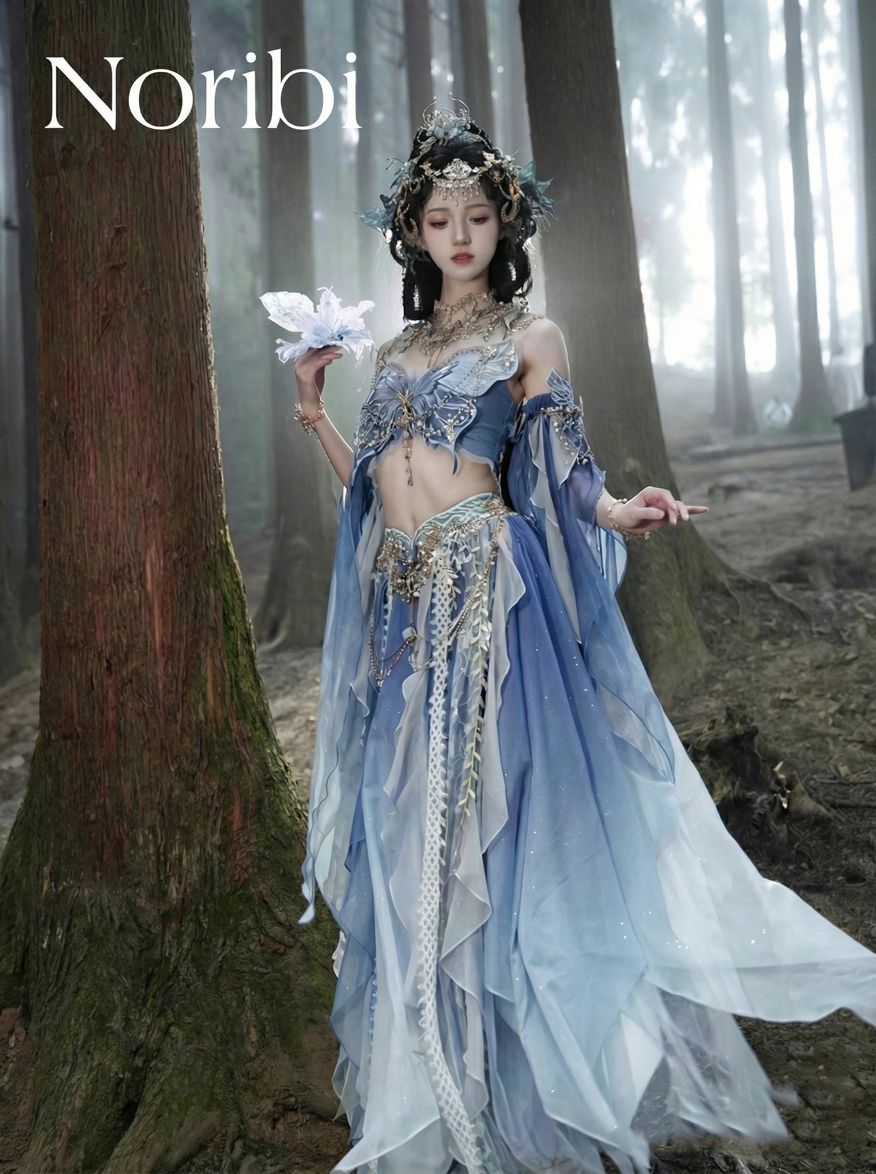 Pastel Fairy Dress, Elf Costume, Fantasy Cosplay Outfit