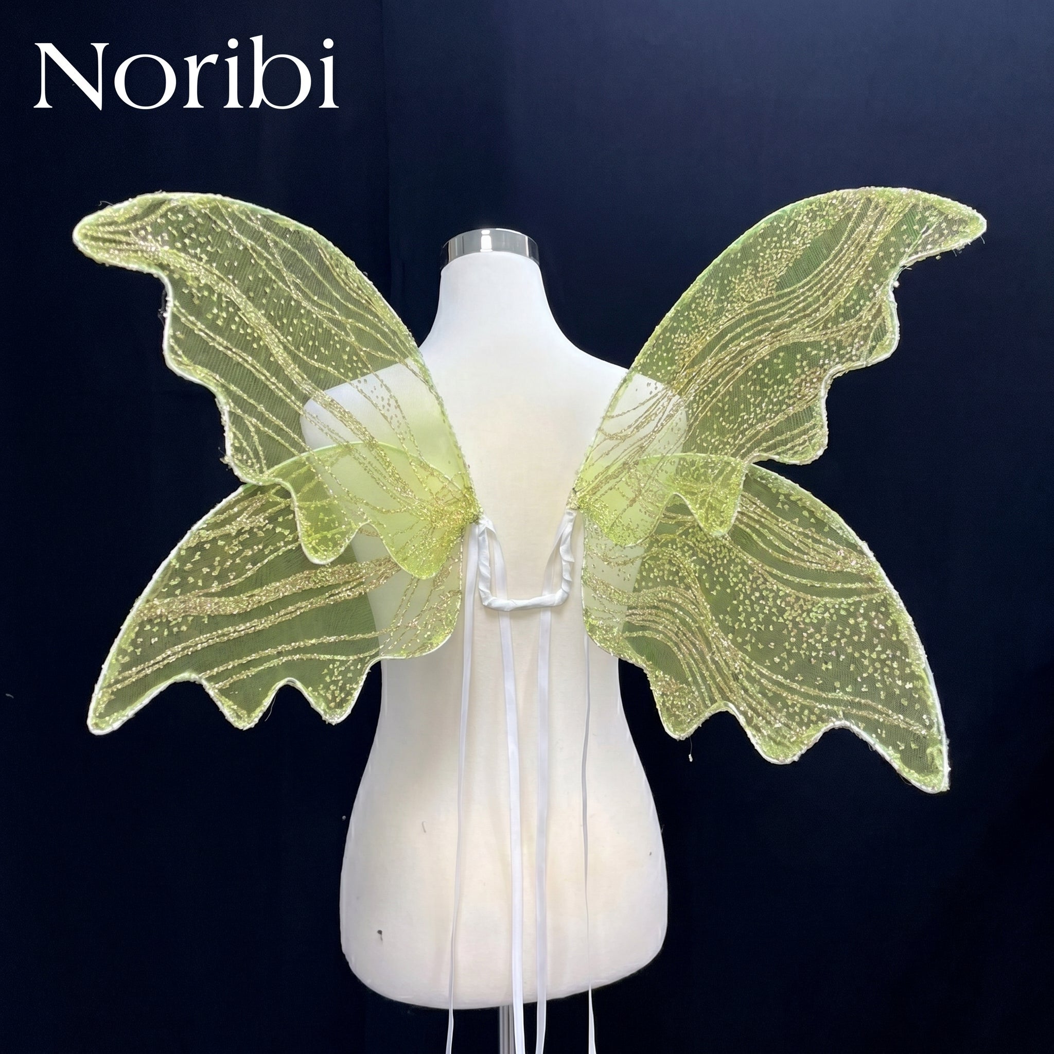 Green Fairy Wings, Glitter Butterfly Wings, Fairy Cosplay Prop