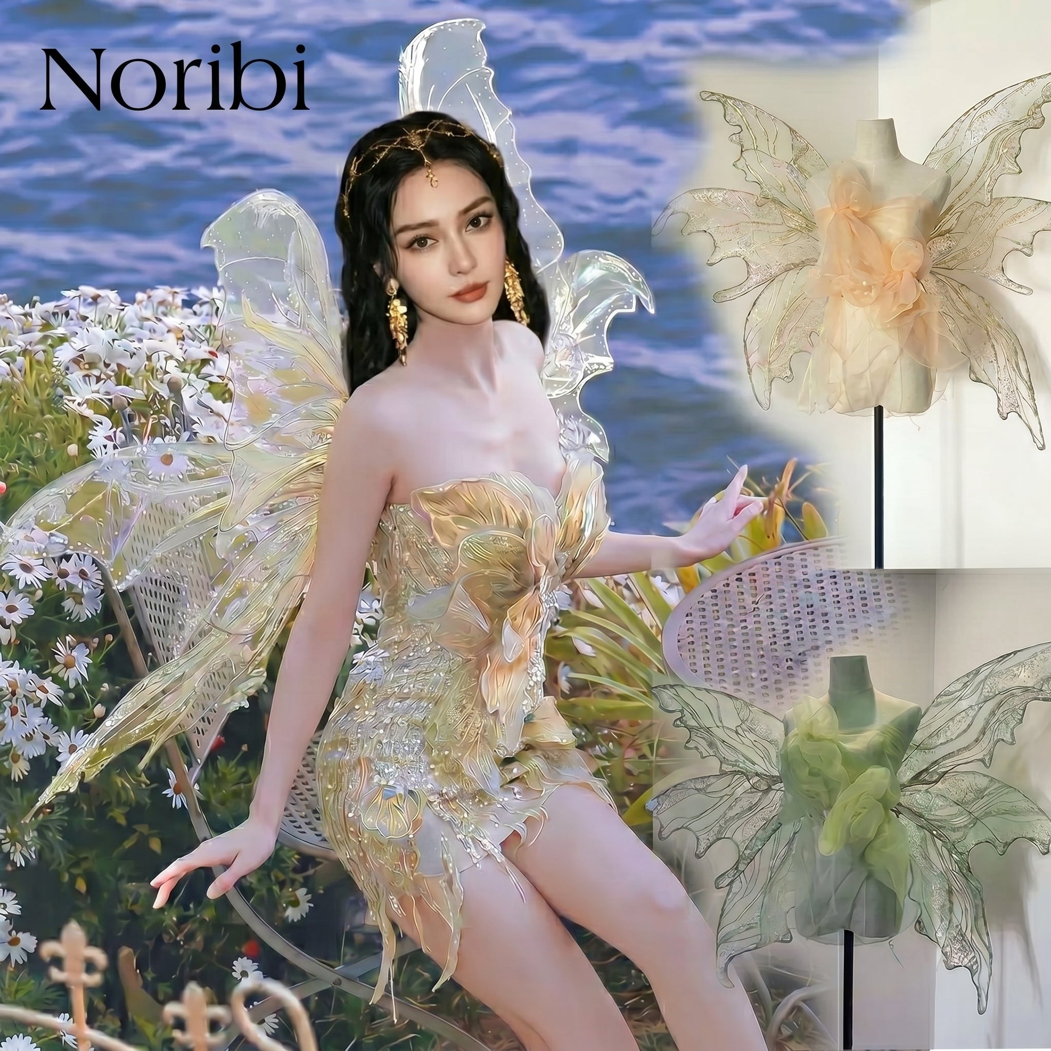Fairy Wings Costume, Glitter Butterfly Wings, Fairy Cosplay