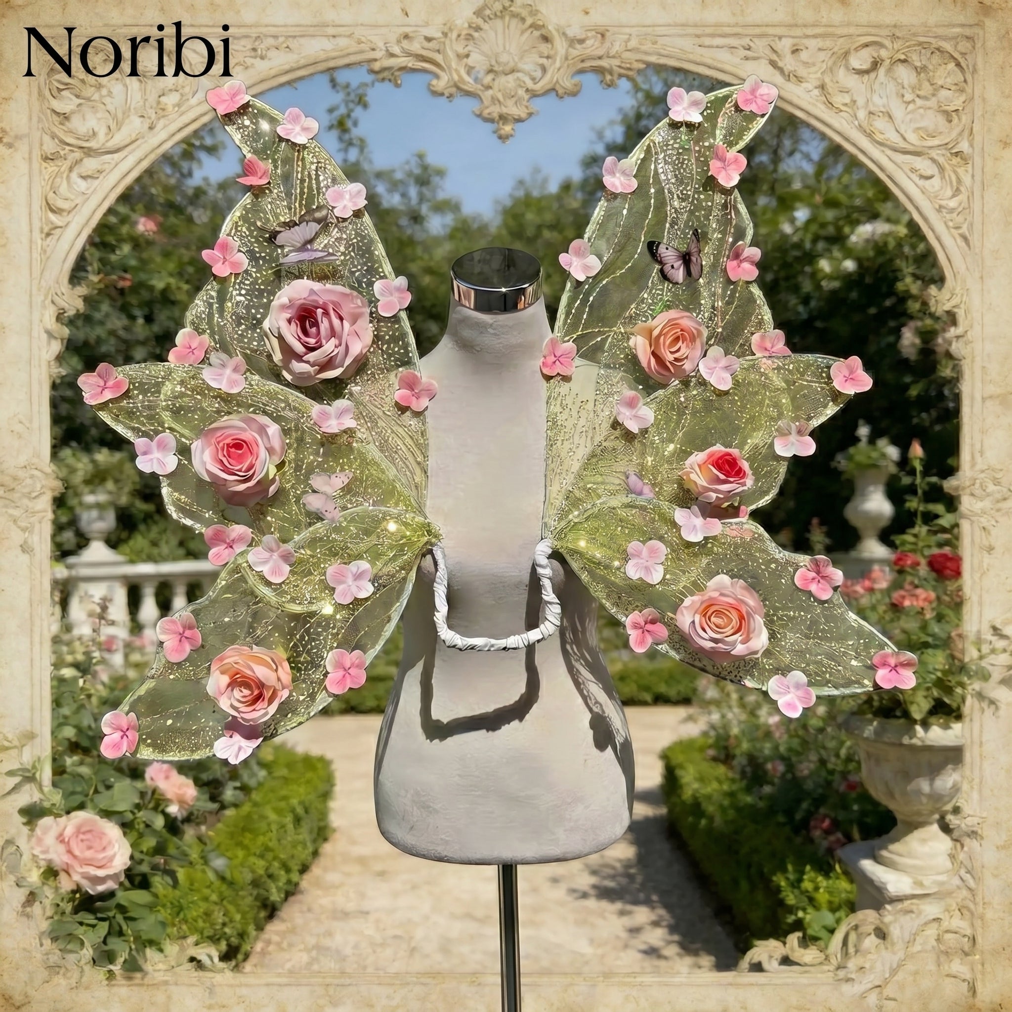 Floral Fairy Wings, Butterfly Fairy Wings, Fairycore Costume
