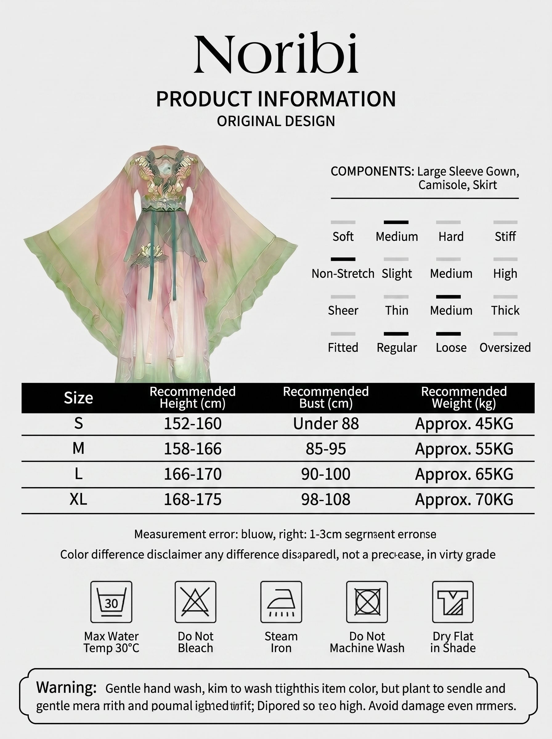 Pink Hanfu Fairy Dress, Floral Tulle Cosplay, Chinese Style Gown